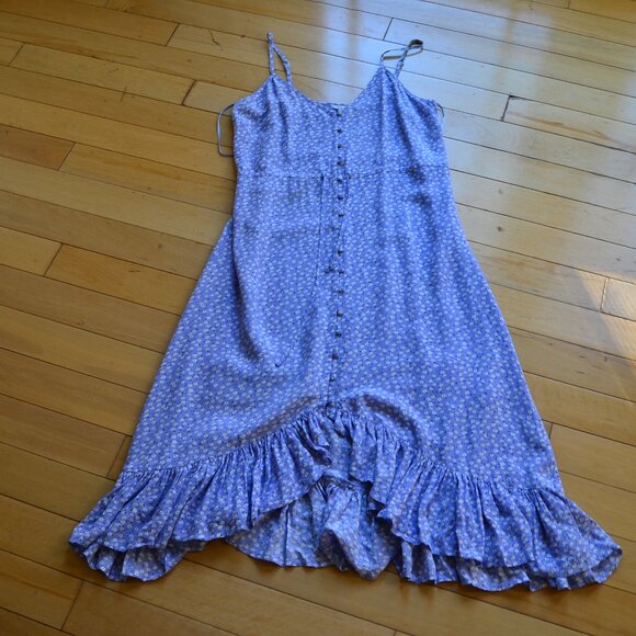 Rails Frida Daisy-Print High-Low Dress Size M - Picture 2 of 14